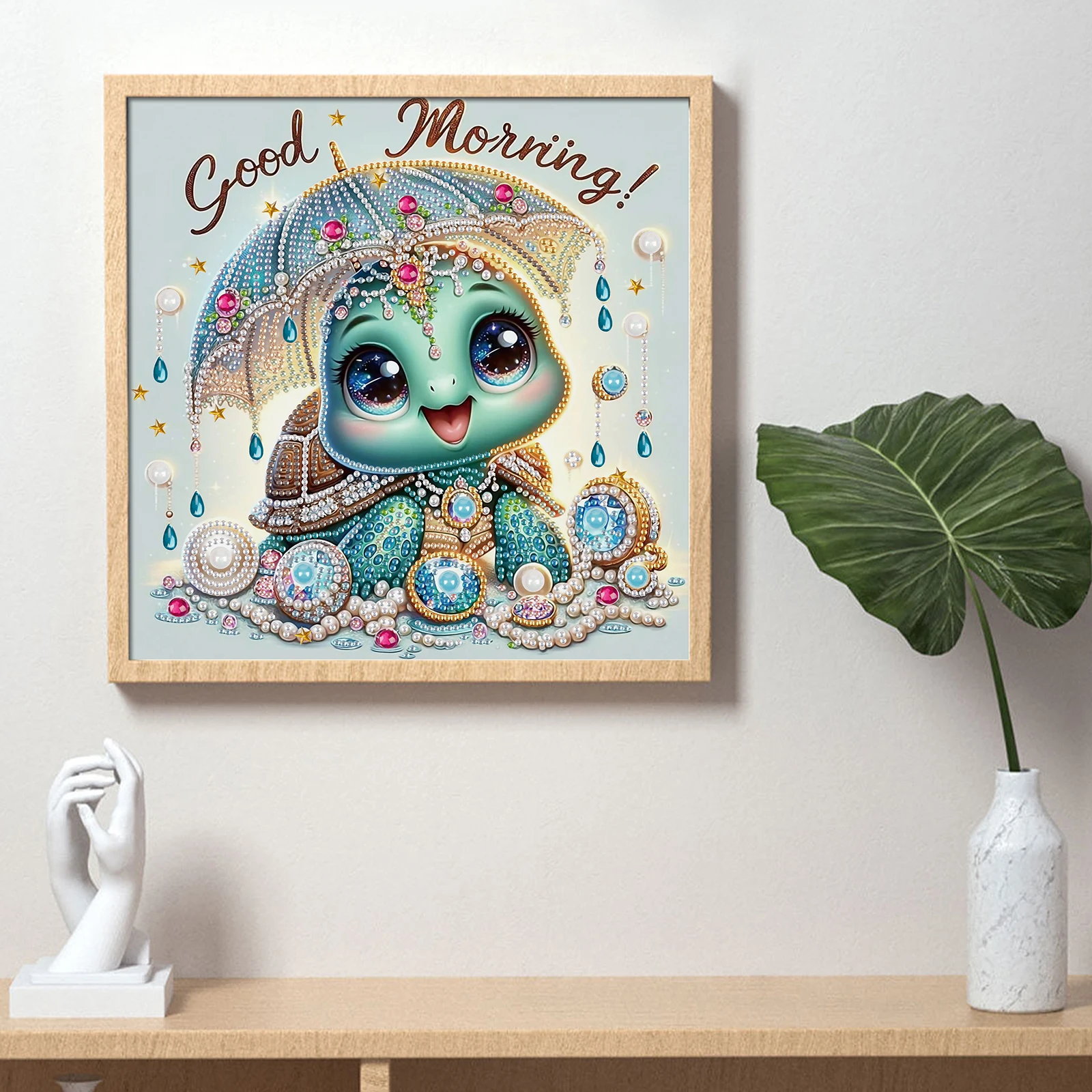 DIY Sea turtle Special Shape Diamond Art Kits for Beginners, Diamond Art Painting Kits for Adults，for Home Wall Decoration Gift