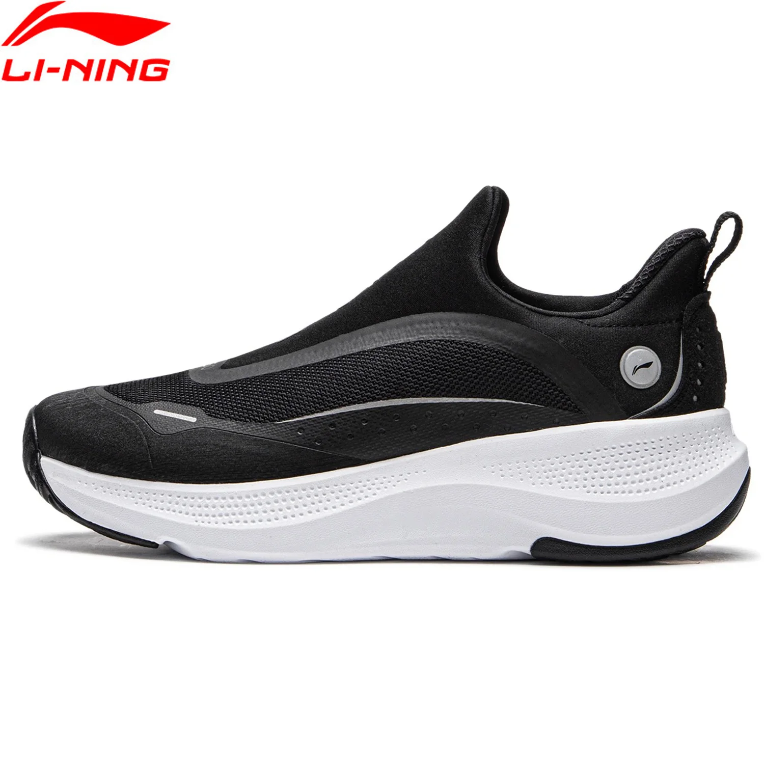 Li-Ning Women SOFT GO Casual Shoes  Slip-on Thick Sole Cushion Wearable LiNing Comfortable Sports Walking Sneakers AGLU100