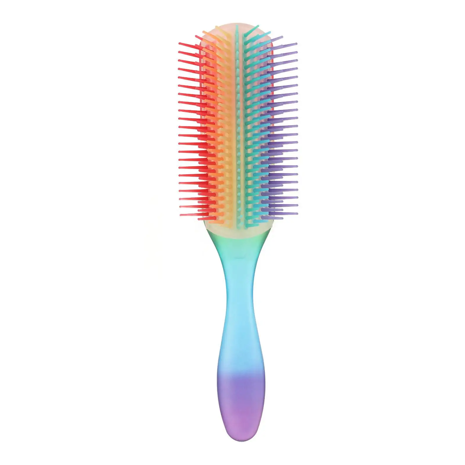 

Multicolor Beard & Hair Brush for Men and Women - Scalp Massage, Smoothing, Detangling, Styling Tools