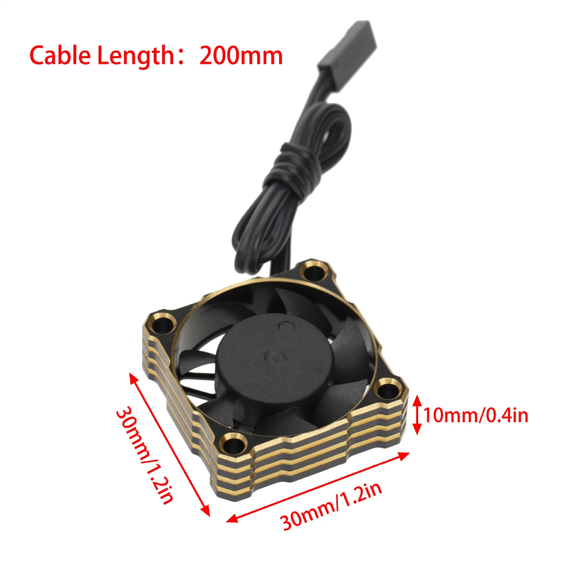 High Speed Fan 25000RPM Motor ESC Universal 30*30mm Heat Dissipation Aluminum Alloy 3010 Fan