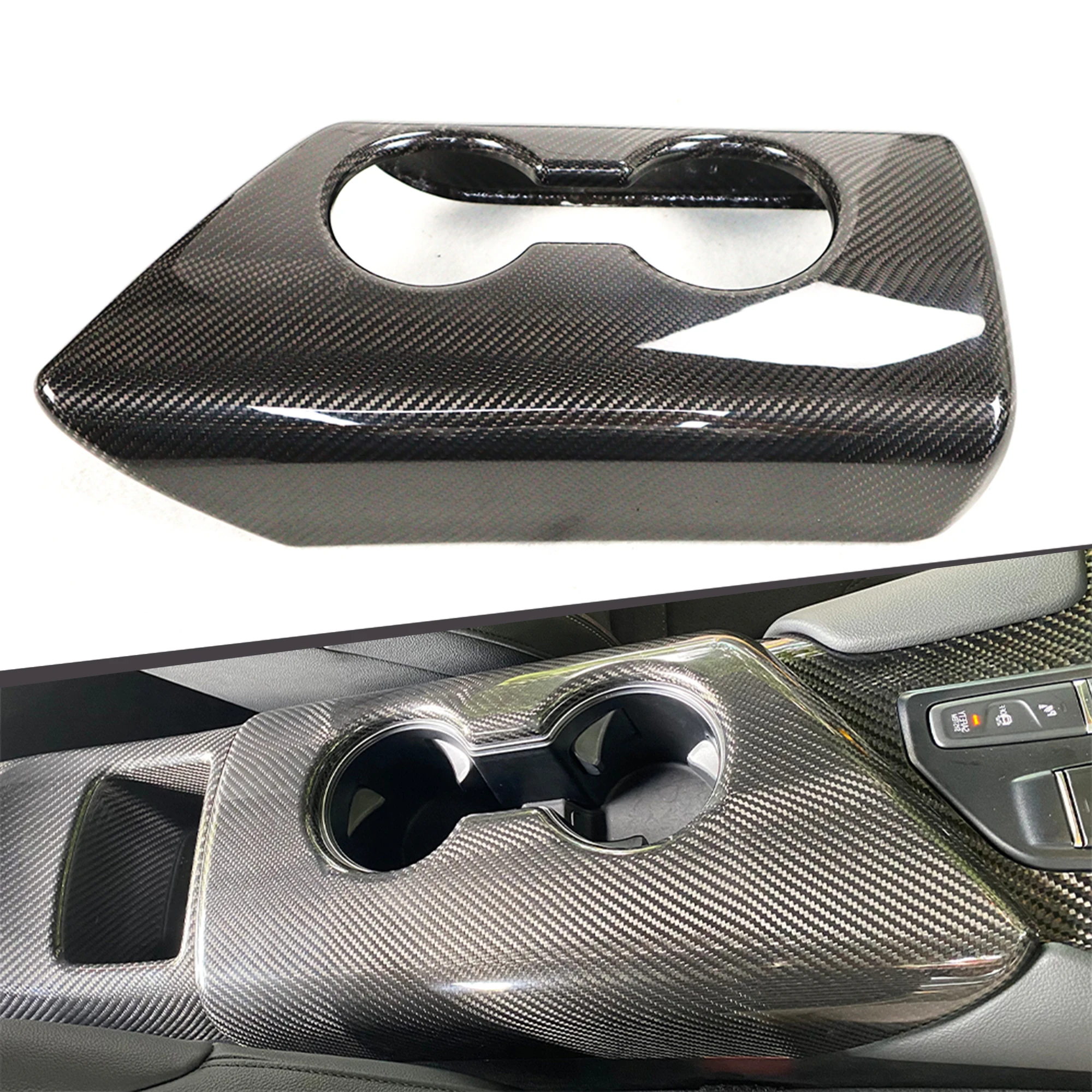 

Dry Carbon Fiber Armrest Cover For Toyota Supra A90 2019+