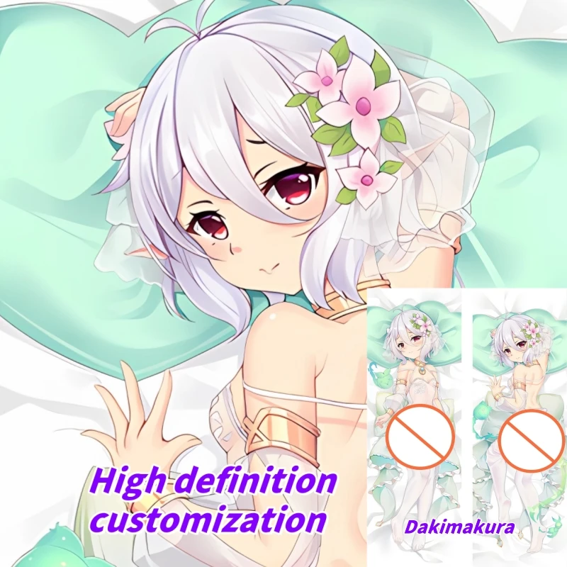 

Dakimakura Anime Pillow Case Re:Dive Kokkoro Double-sided Print Of Life-size Body Pillowcase Gifts