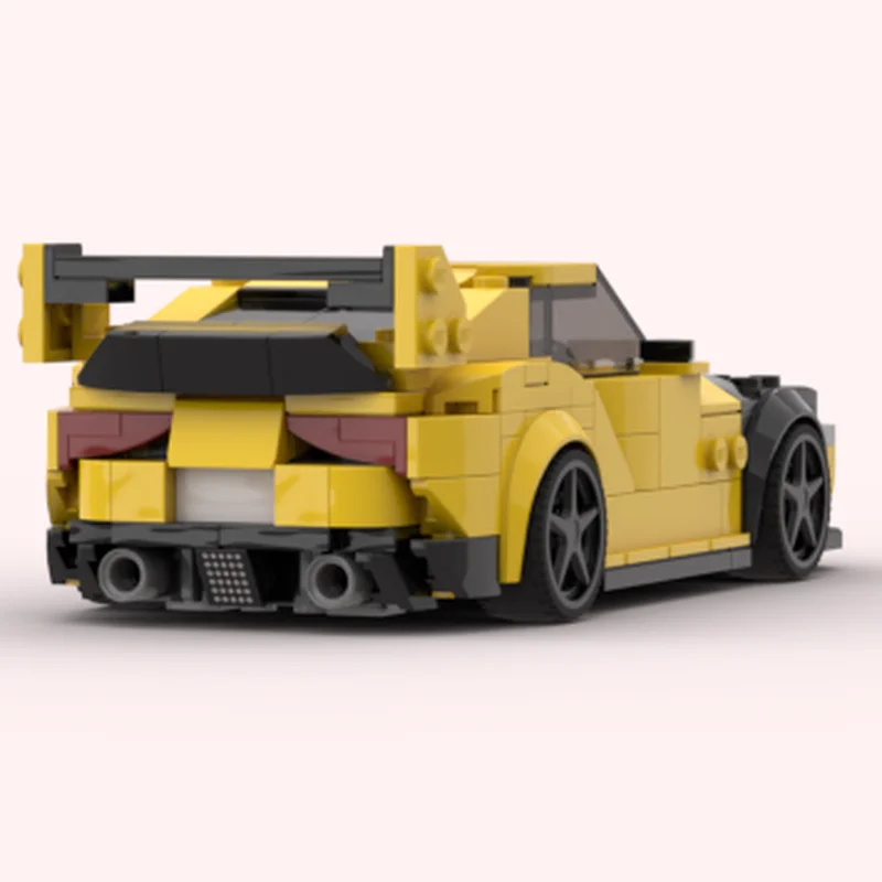 300pcs MOC GR Supra Mod Updated City Champions Model Building Blocks DIY Creative Christmas Gifts Idea Toy Brick Kids Birthday