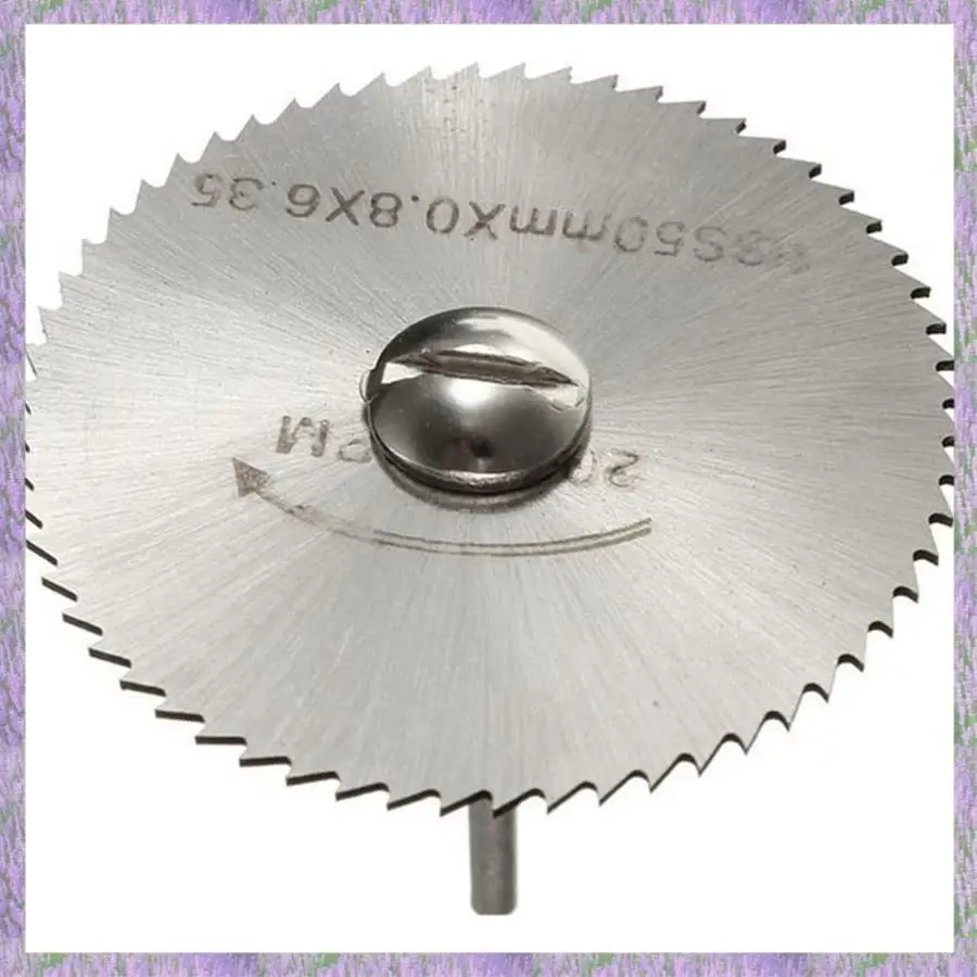 

A63K-7Pcs Mini HSS High Speed Steel Saw Disc Wheel Circular Cutting Blades Mandrels Drills Rotary Tools Black