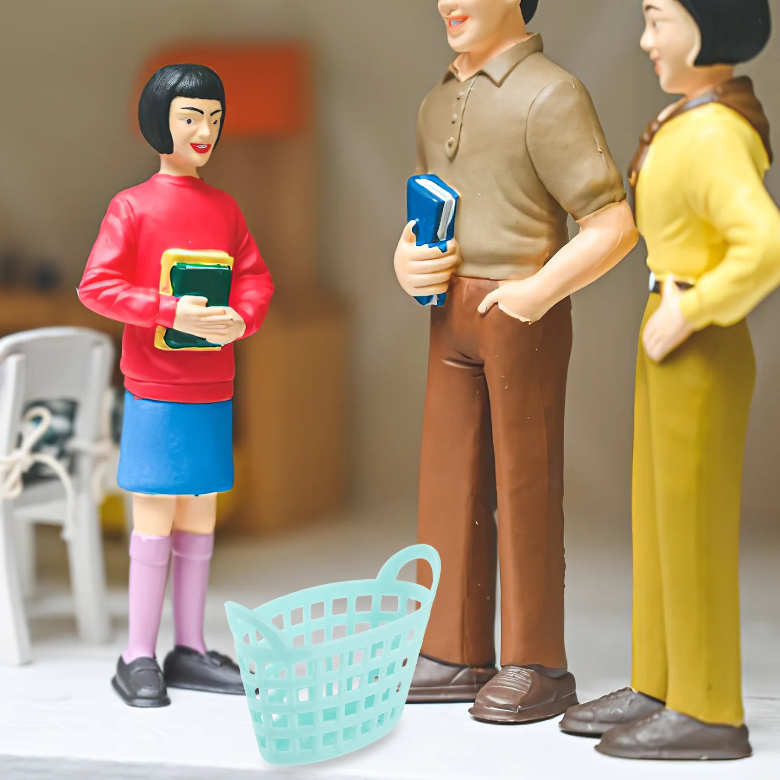 Cestino portatile in miniatura da 10 pezzi in plastica di piccole dimensioni per bambini, mini decorazioni per la casa, Pasqua, Baby Shower, caramelle, gioielli