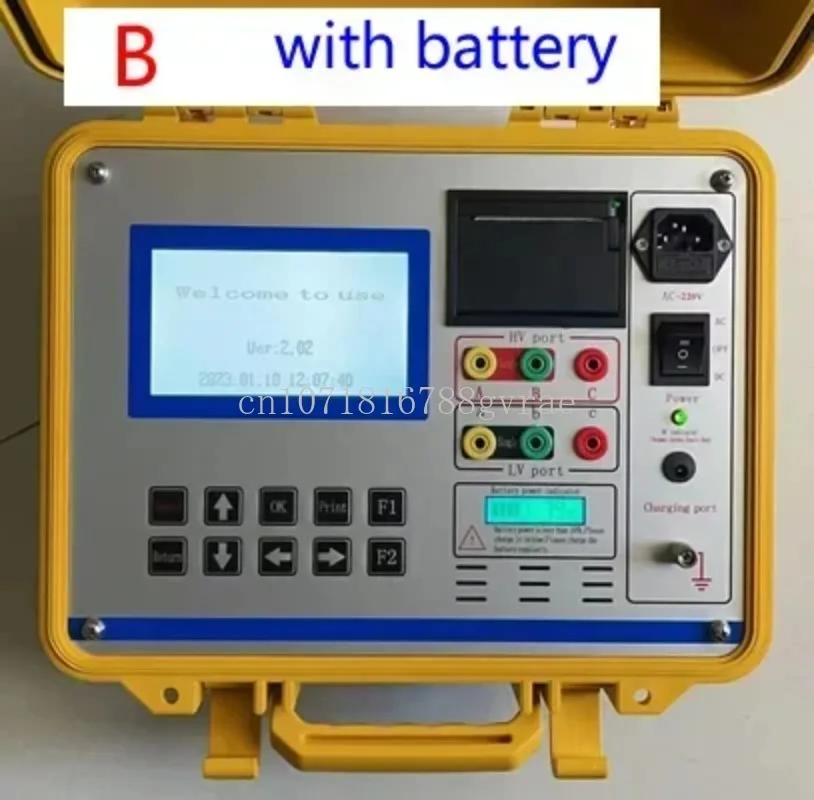 Digital ratio high and low voltage professional single-phase automatic testing bridge, large screen transformer ratio group