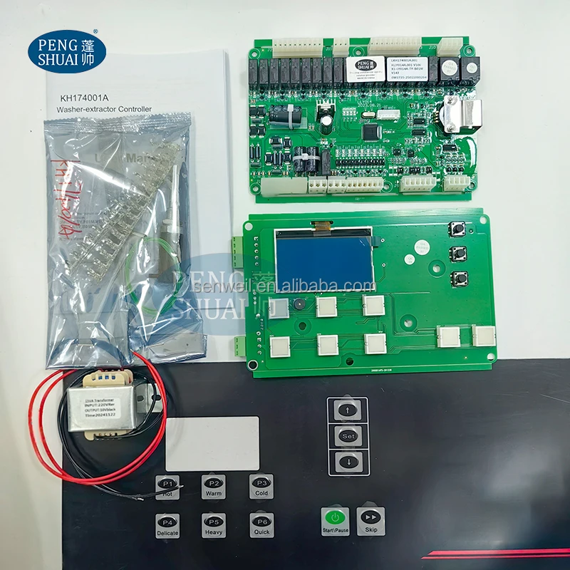 Coin Laundry Washing Machine Control Board Commercial Washer Controller KH174001A