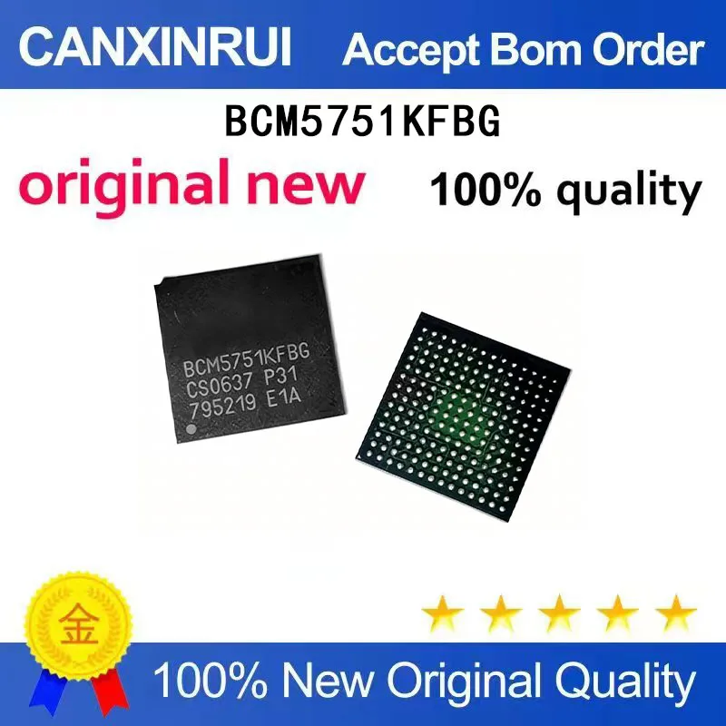 

(5-100 Pieces) BCM5751KFBG BGA brand new in stock