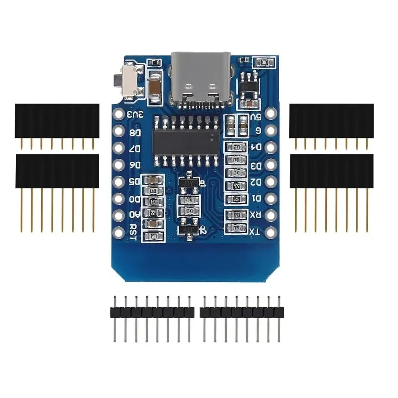 โมดูล Type-C D1 Mini NodeMcu ESP8266 ESP-12F Mini NodeMCU Lua 4M ไบต์ โมดูล WiFi ไร้สายสำหรับ Arduino USB