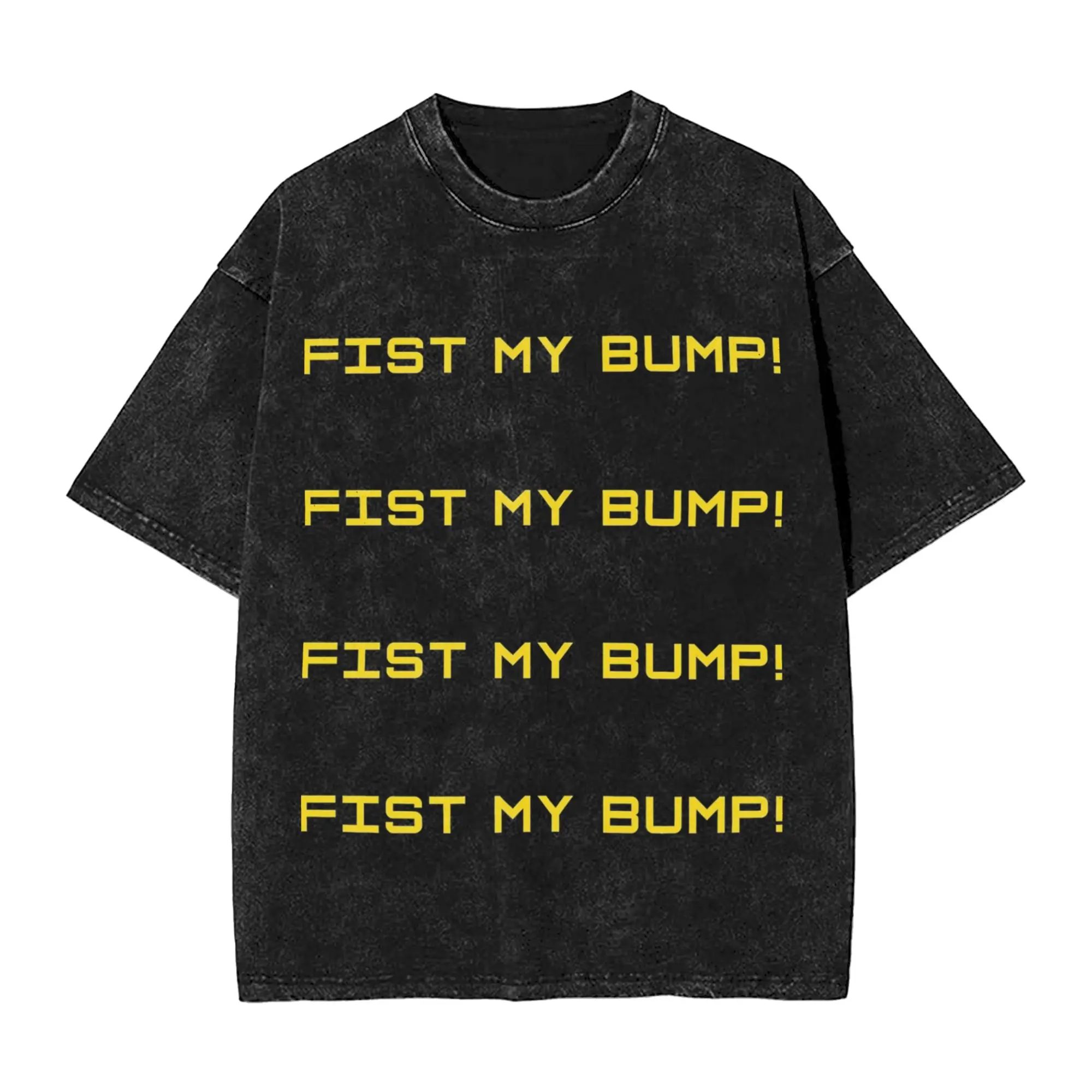 Project Hail Mary Fist My Bump! Washed T Shirt Streetwear Hip Hop Vintage T-Shirt  Tees for Men Women Short Sleeve Oversize