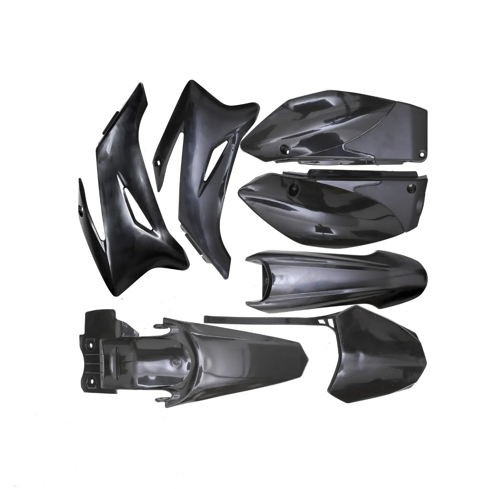 Black Plastics Fairing Body Kit Decorative Fairing Compatible with Yamaha TTR110 TTR 110 110cc 150cc  Pit Dirt Bike