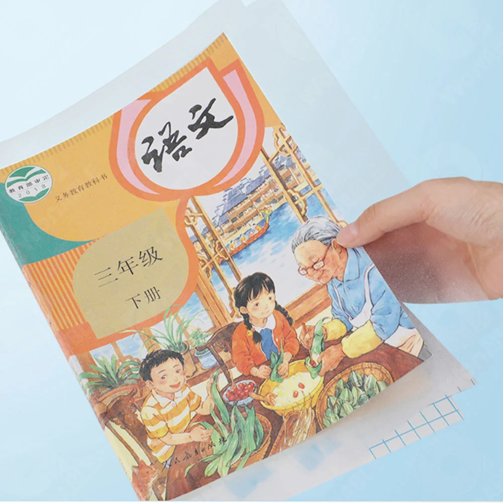 Self-adhesive Waterproof Book Cover Frosted Covers Protective Films for Books Transparent Plastic Textbook