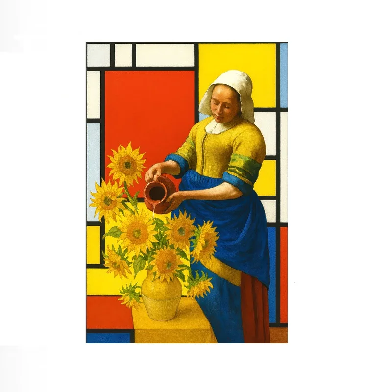 Fenzolini Dutch Sunlight, Print Art Canvas Poster, Living Room, Home Wall Decor Picture