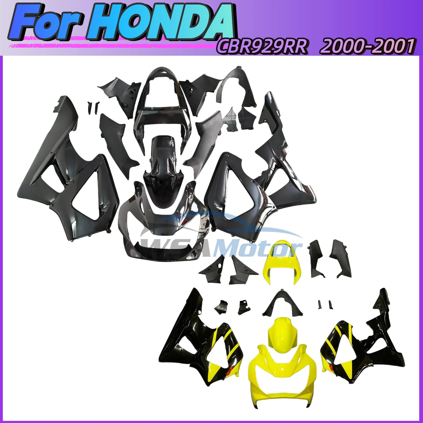 Kits de carenado para HONDA CBR929RR 2000 - 2001 Carenado Repsol CBR 929RR 01 Carenado ABS CBR929RR 2000 2001