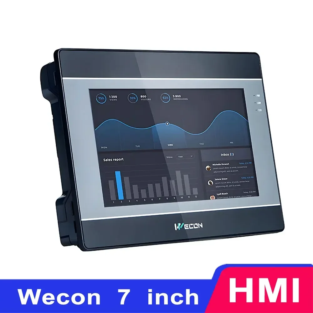 

Wecon Hmi Panel 7 Inch HMI IN1071 IN1072 IN1073 IN1101 Human Machine Interface Industrial Display Screen