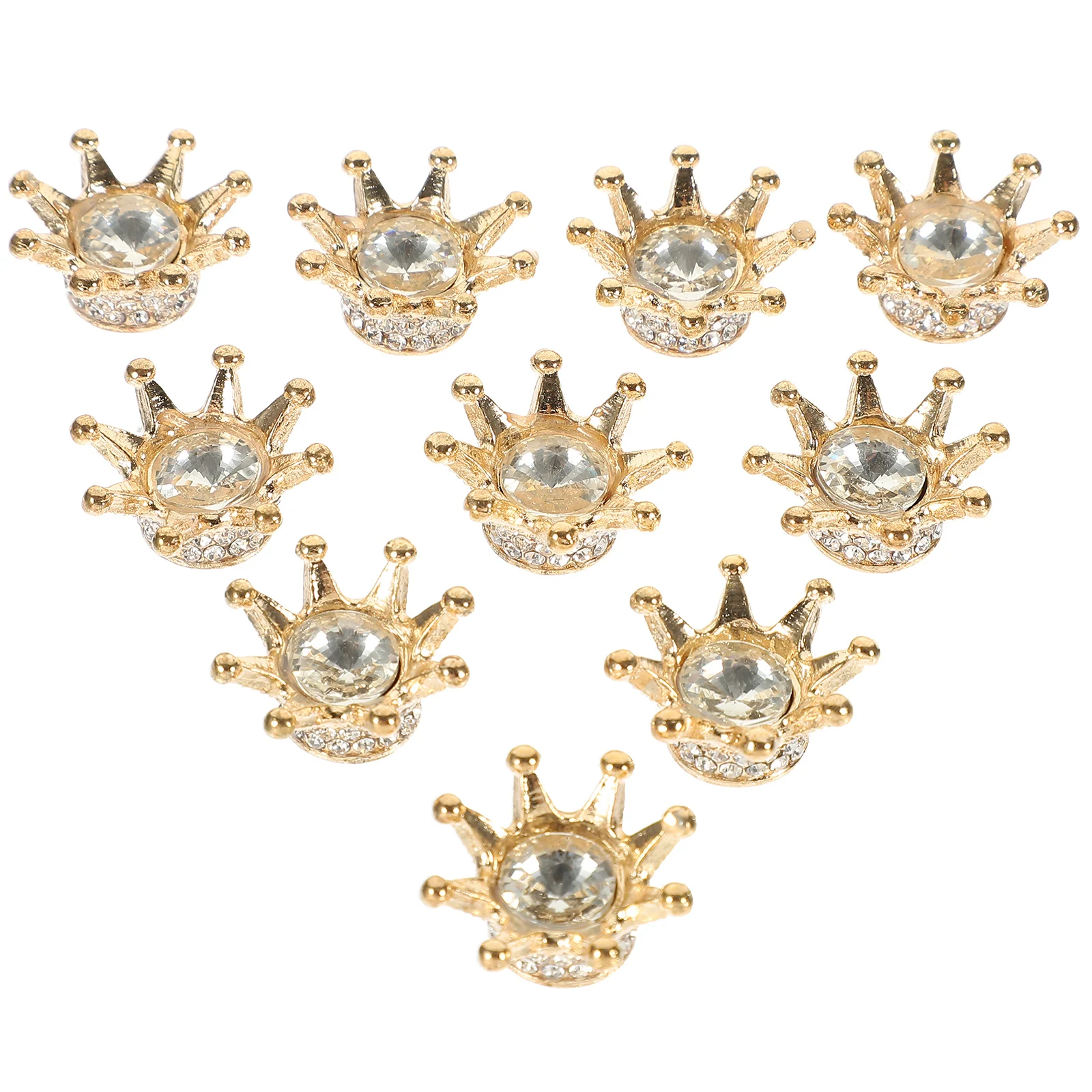 

10Pcs Jewelry Beads Rhinestone Crystal Accessories Craft Supplies