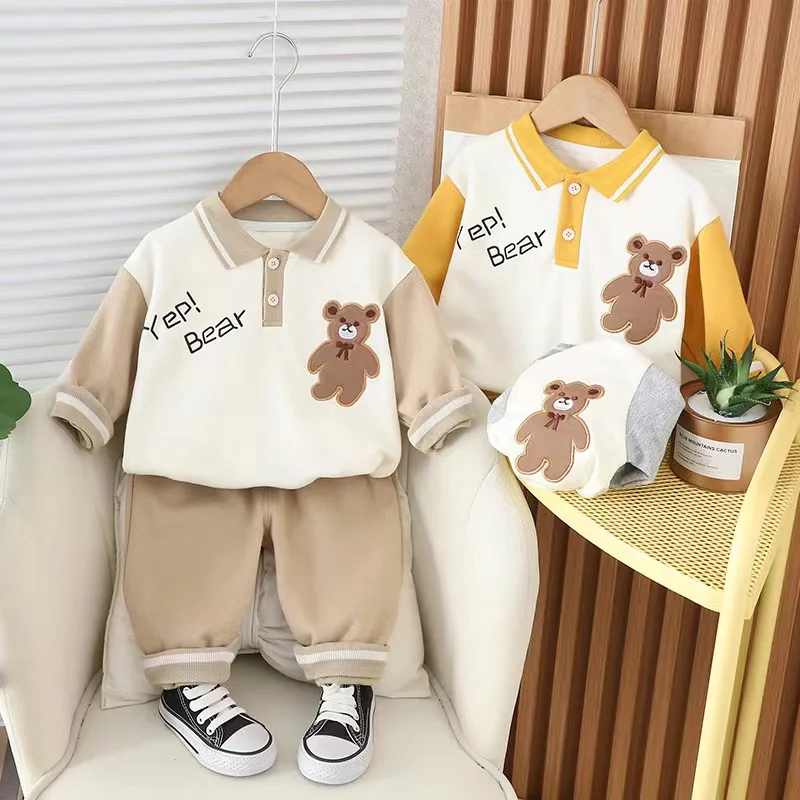 

New Autumn Baby Clothes Children Set Boys T-Shirt Pants 2Pcs/Sets Toddler Clothing Infant Fashion Casual Costume Kids Tracksuits