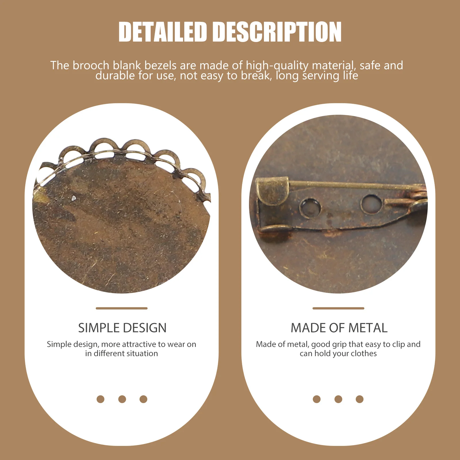 

5 шт., металлическая брошь, основа, аксессуары для изготовления ювелирных изделий своими руками, корсаж, булавка для лацкана, ремесло, винтажный поднос для нагрудной шпильки, ретро набор значков