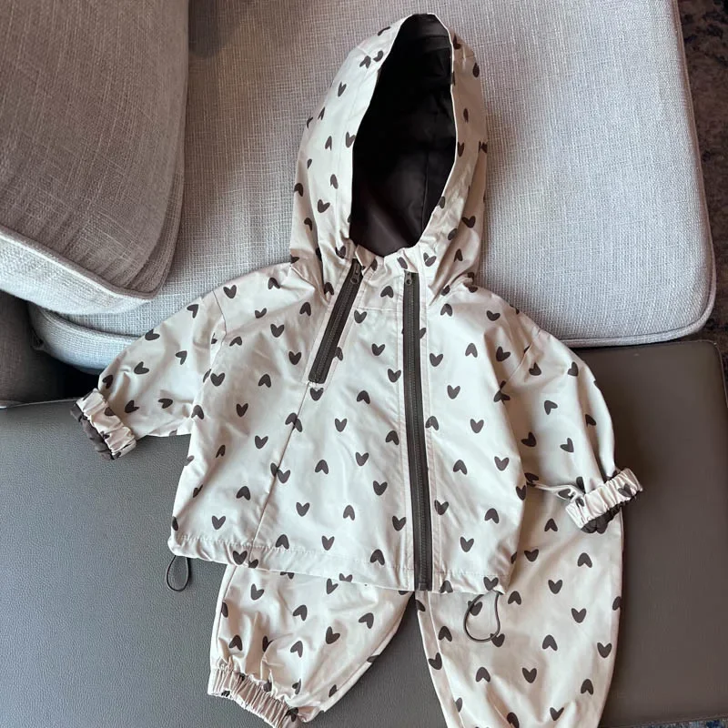 

Children's Stormtrooper Set Spring and Autumn New Boys' and Girls' Hooded Jacket+Pants Sportswear Two Piece Set Kids Outfits