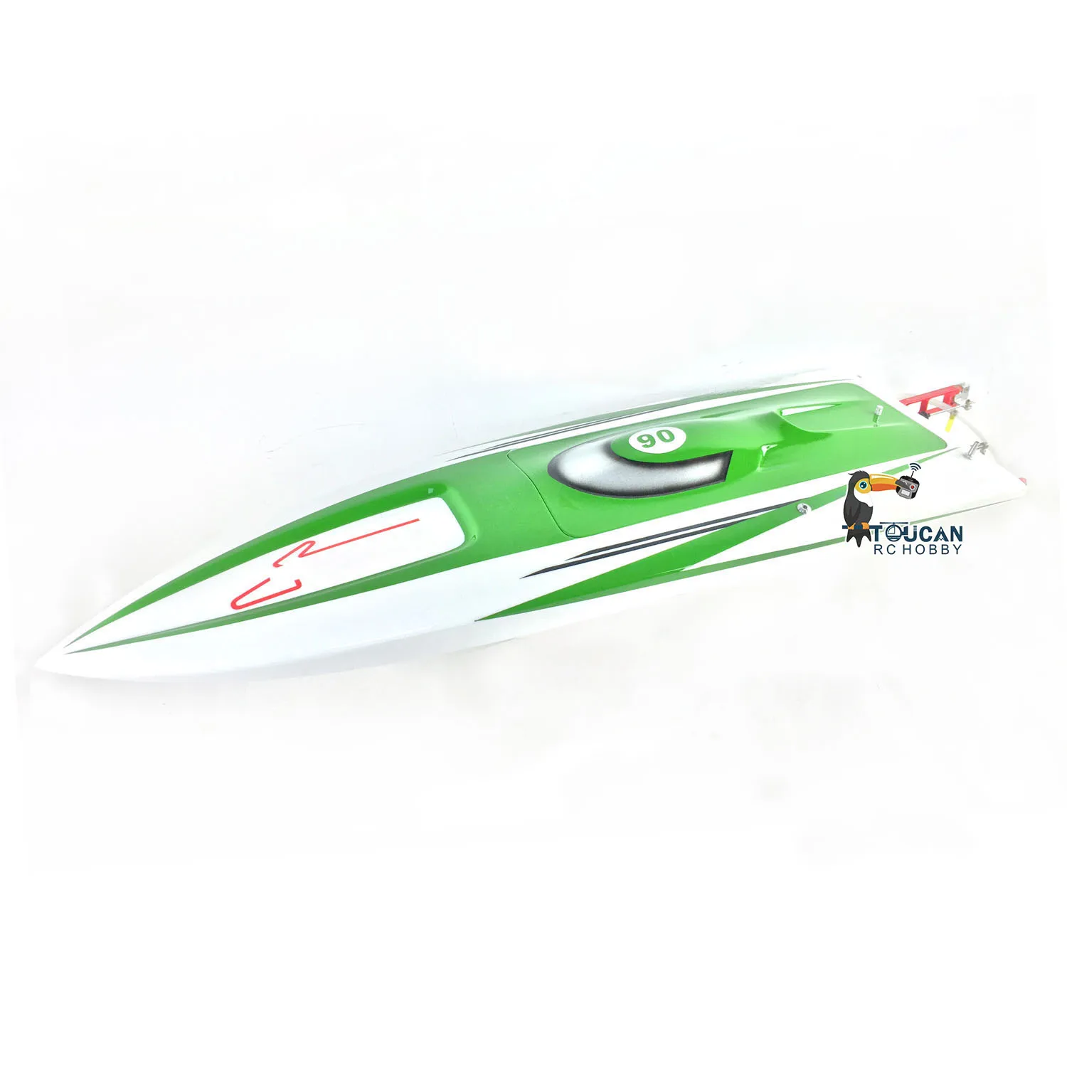 DTRC Toucanhobby E36 Fiber Glass Green Electric Race PNP RC Boat W/ Motor Servo ESC W/O Battery