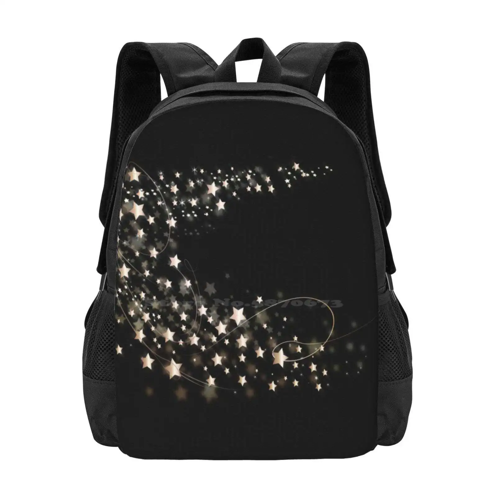 Festival Of Stars In The Night Sky Hot Sale Schoolbag Backpack Fashion Bags Festival Of Stars In The Night Sky Spock Sci Fi