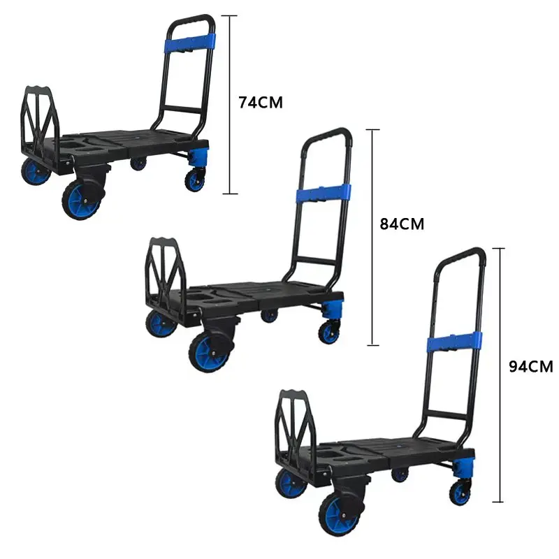 New Developed Improved Patent 2 in 1platform Cart 300-Pound Capacity Multi-Position Heavy Folding Hand Dolly