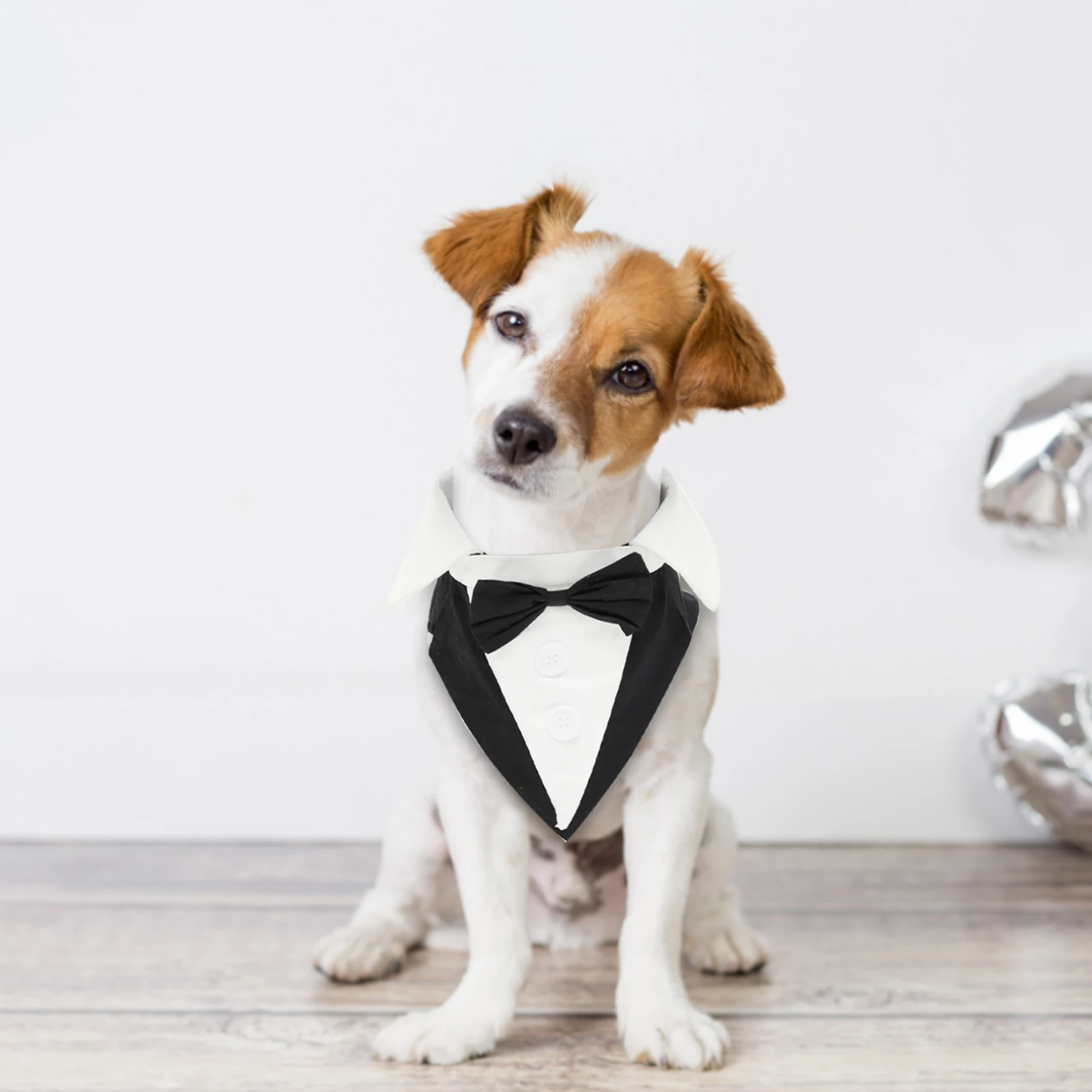 

Formal Pet Puppy Formal Tuxedo Clothes Decorative Polyester Wedding Dress Comfortable Dog Suit Comfortable Dog Jacket