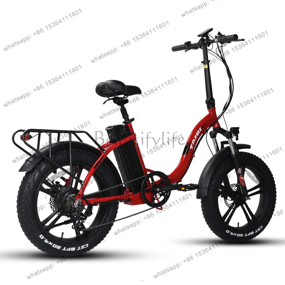Electric bicycle folding small 20-inch transportation driving aluminum alloy battery car 7-speed