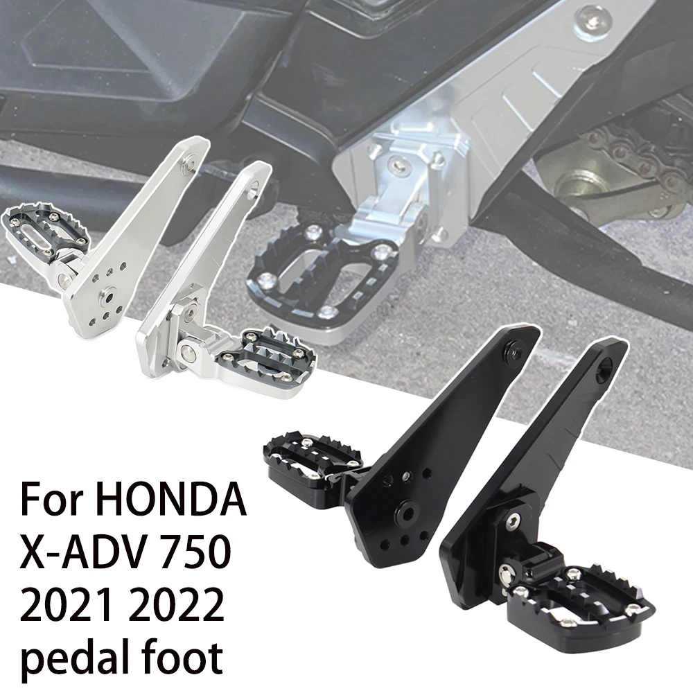 Motorcycle Accessories Folding Rear Foot Pegs Footrest Passenger Foot Pedal For HONDA X-ADV750 XADV 750 X ADV xadv750 2021 2022