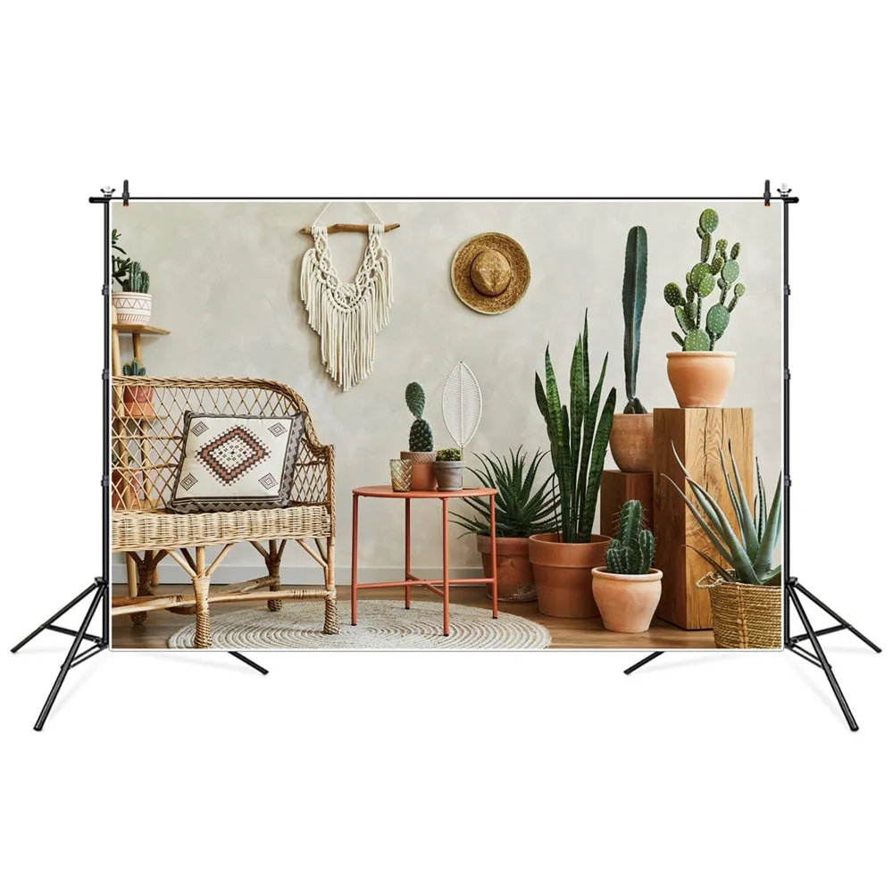 写真の背景,緑のポット,テーブルチェア,カスタム写真,結婚式の小道具