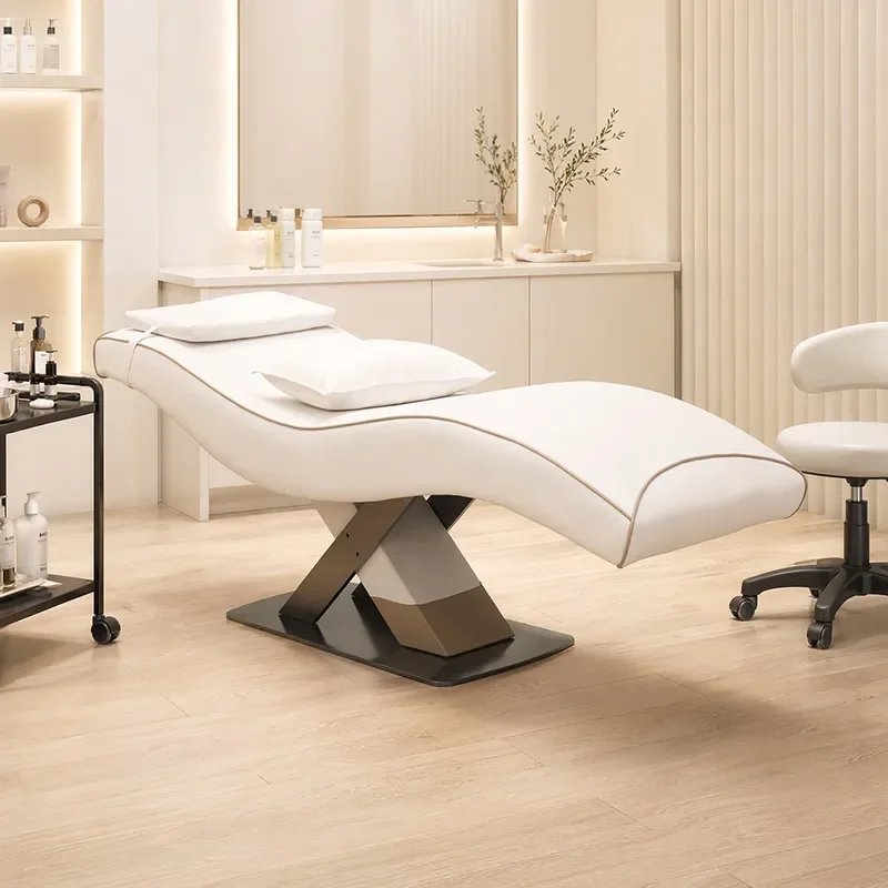 for Cross-border Spa Salon Beauty Massage Bed Special Curved S-shaped Eyelash Bed for Facial and Eyelash Treatments