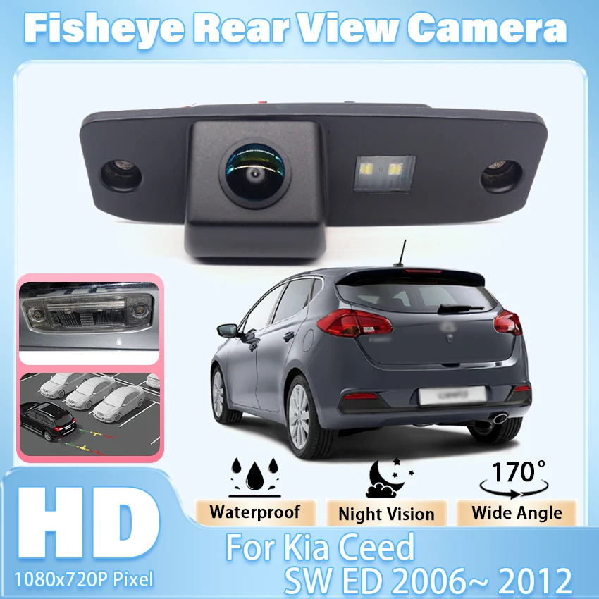 Rear View Camera HD High quality RCA For Kia Ceed SW ED 2006 2007 2008 2009 2010 2011 2012 backup parking License Plate Camera