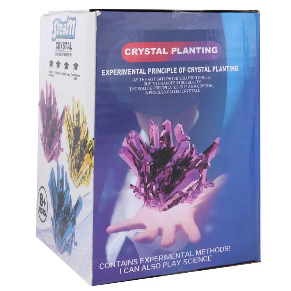 

Grow a Crystal Crystal Growing Science Kit Easy To Grow Stirring Sticks Science Experiments Colored Crystals DIY Craft