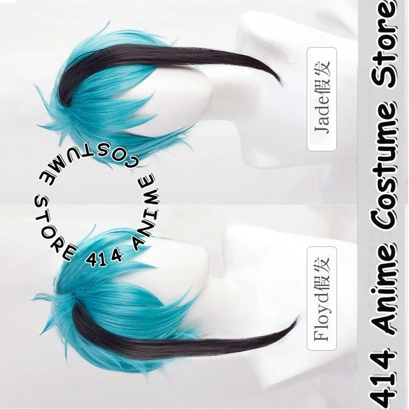 

Парик для косплея игры и аниме Floyd Leech Twisted Wonderland, термостойкое волокно, синтетические волосы