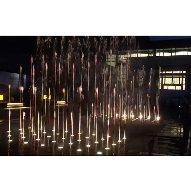 for Outdoor Dry Land Musical Dancing Fountain Water Feature Garden Decoration LED Light Show Park Square Landscape Design