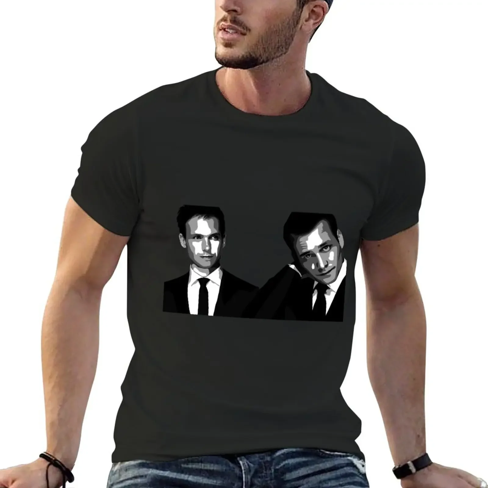 Suits - Mike Ross & Harvey Specter T-Shirt cheap stuff blanks vintage clothes hippie clothes graphic tee shirt men