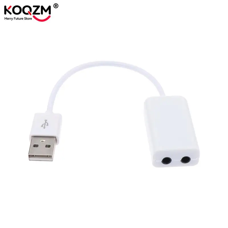 7.1 External USB Sound Card Jack 3.5mm USB Audio Adapter Earphone Micphone Sound Card For Macbook Computer Laptop PC Portable