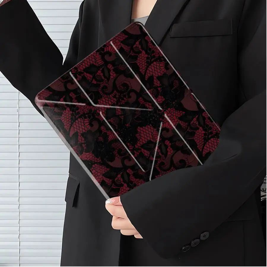 Holder Cover Tablet Case For iPad Pro 11th 10th 9th 8th 7th 12.9inch Pro 2025 Air 4 5 M3 M2 M4 11inch Mini 6 7 Sexy Lace