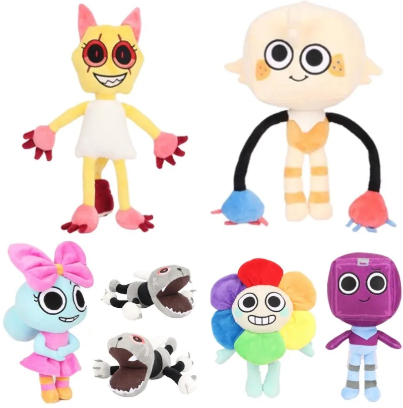 Juguete de peluche de dibujos animados de Dandy\'s World para niños, muñeco de peluche de Dandy\'s World Horror Scrap Boxten, regalo de cumpleaños