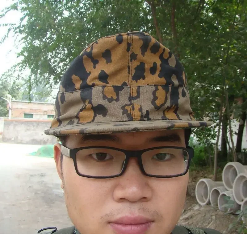 الاستنساخ الألماني أوكليف قبعة عسكرية كامو ذات وجهين