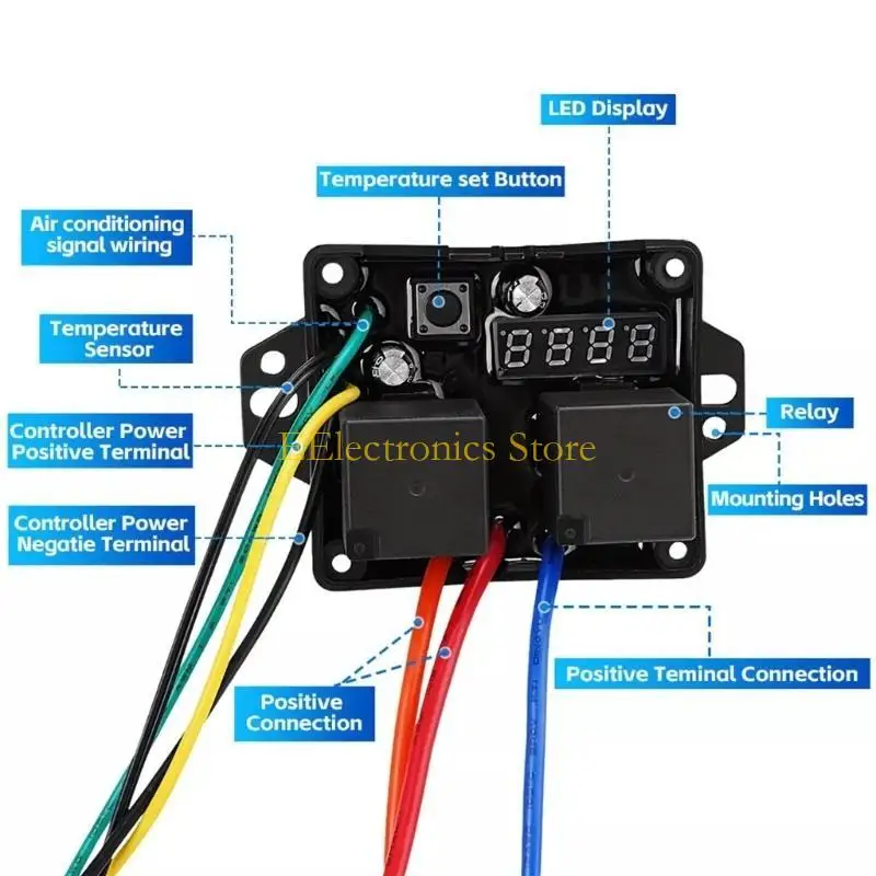 B03C Professional Two Radiators Controller Featuring 3 Second Installation And ±1°C Accuracy For Fleet Maintenance And