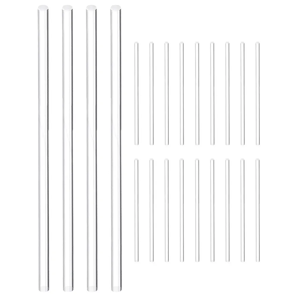 

100 Pcs Acrylic Rod Dowel Cake Pop Sticks Popularity Pops Candy Picks Making Bar