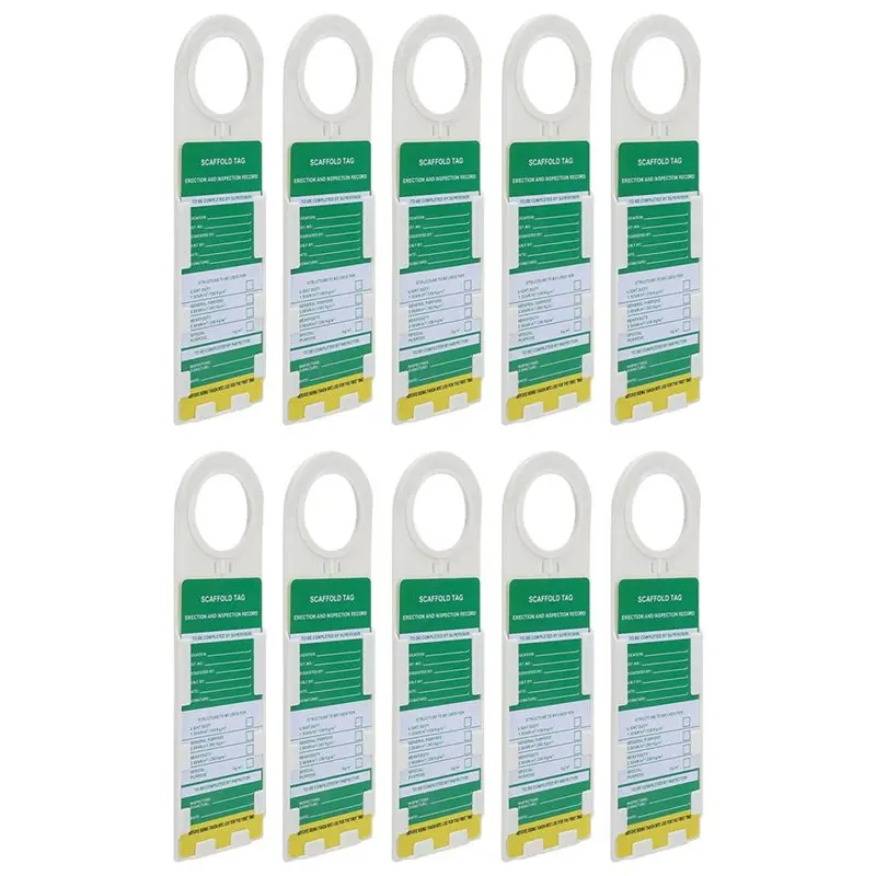 B03B-Scaffolding Tagging Scaffolding Safety Sign For Electric Chemical Industrial Equipment Maintenance Safety Lock Tag