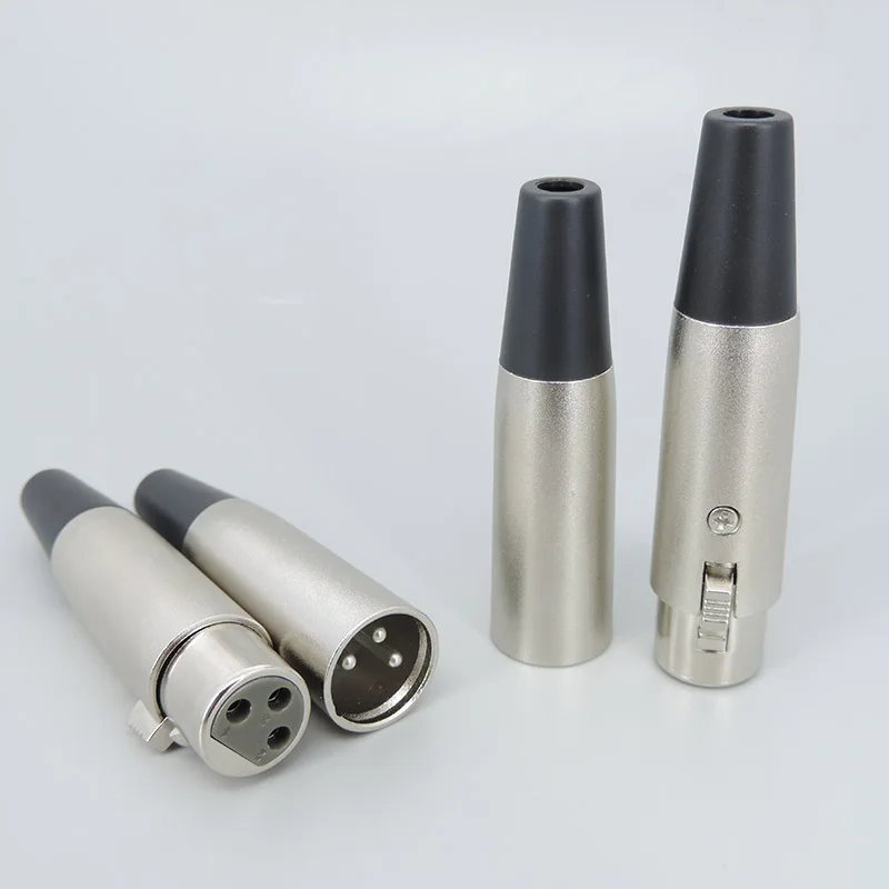 audio Metal Microphone 3pin XLR Male female To 1/4\