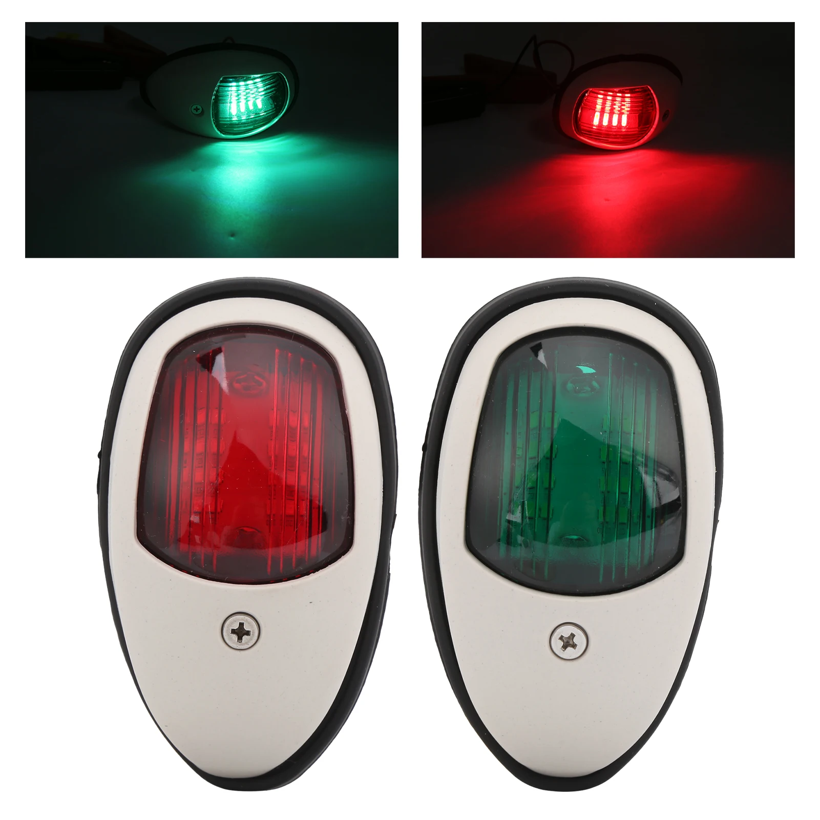 

Навигационный фонарь для лодок 10-30В, светодиодный сигнальный предупреждающий фонарь, универсальный для понтонных лодок, яхт, передний фонарь для лодок, морской навигационный фонарь