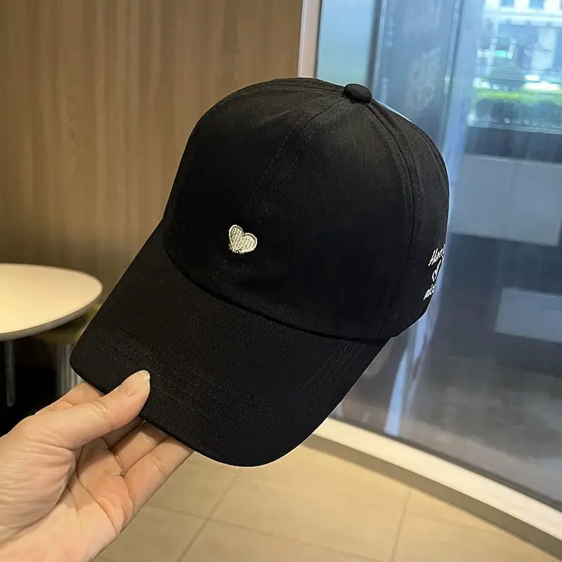 Verão proteção solar vazio boné superior idades 2-8 crianças chapéu de beisebol rabo de cavalo meninas chapéu de sol tesouro chapéu de sol amor boné de beisebol