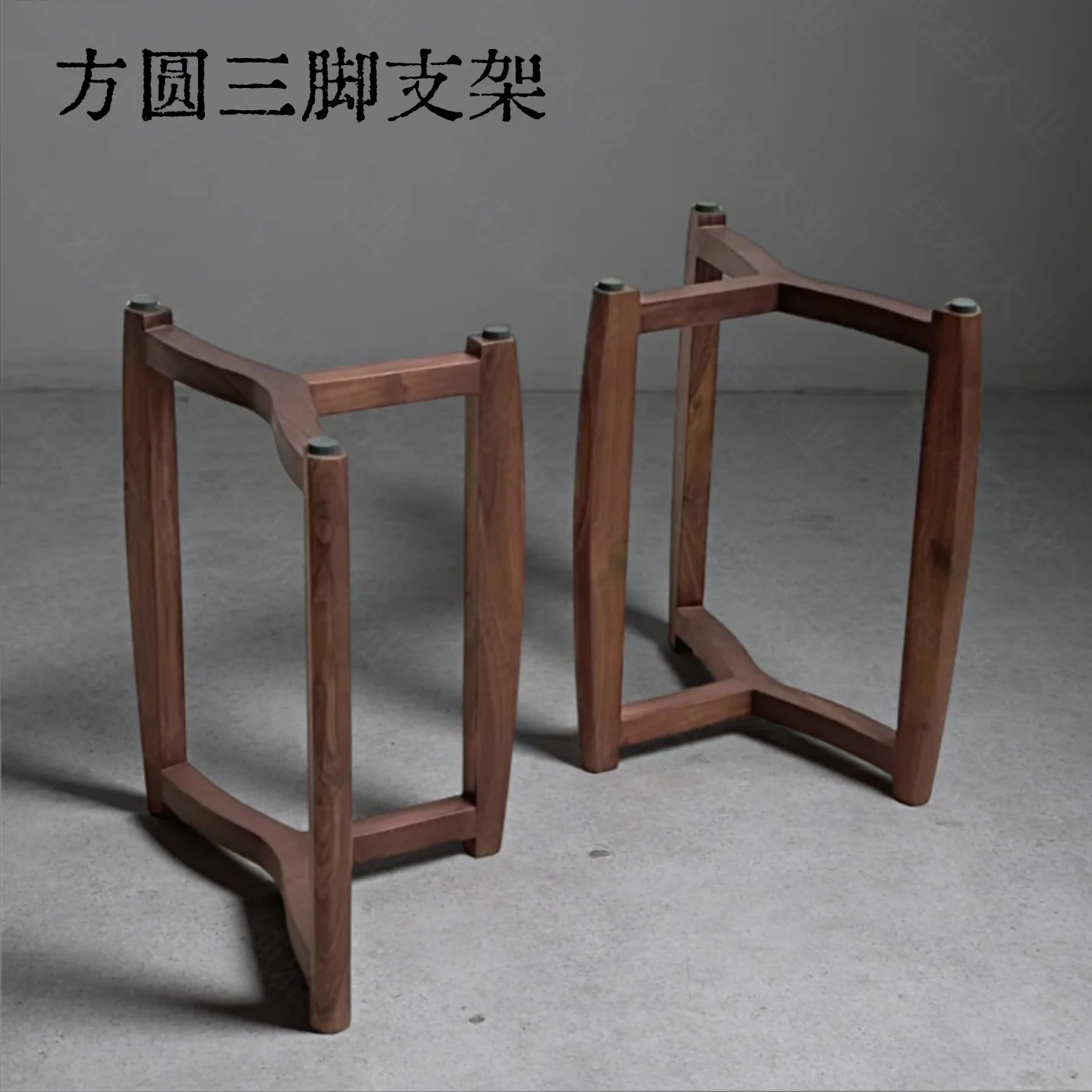 ฐานโต๊ะไม้เนื้อแข็ง ขาสามเหลี่ยมสไตล์สแกนดิเนเวียน สำหรับโต๊ะอาหาร อุปกรณ์เสริมเฟอร์นิเจอร์ ขาตั้งโต๊ะกาแฟทันสมัย