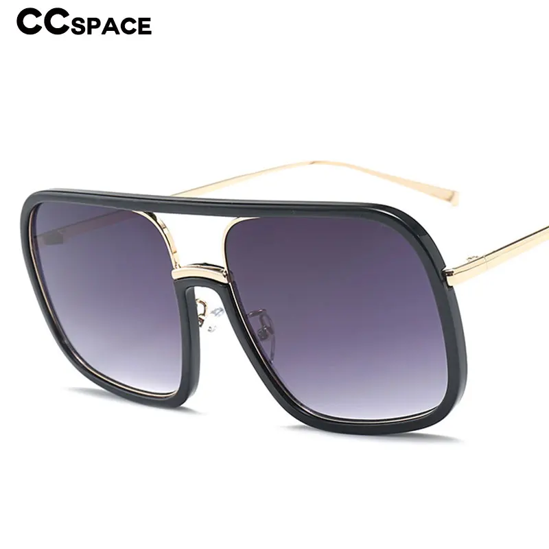 46160 Square Big Frame Sunglasses Men Women Fashion Shades UV400 Vintage Glasses