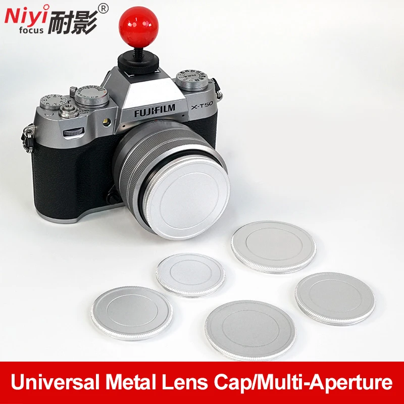 غطاء عدسة الكاميرا 37 مللي متر 40.5 مللي متر 43 مللي متر 46 مللي متر 49 مللي متر 52 مللي متر 55 مللي متر 58 مللي متر 62 مللي متر 67 مللي متر غطاء كاميرا عالمي مادة معدنية لكانون نيكون سوني #4
