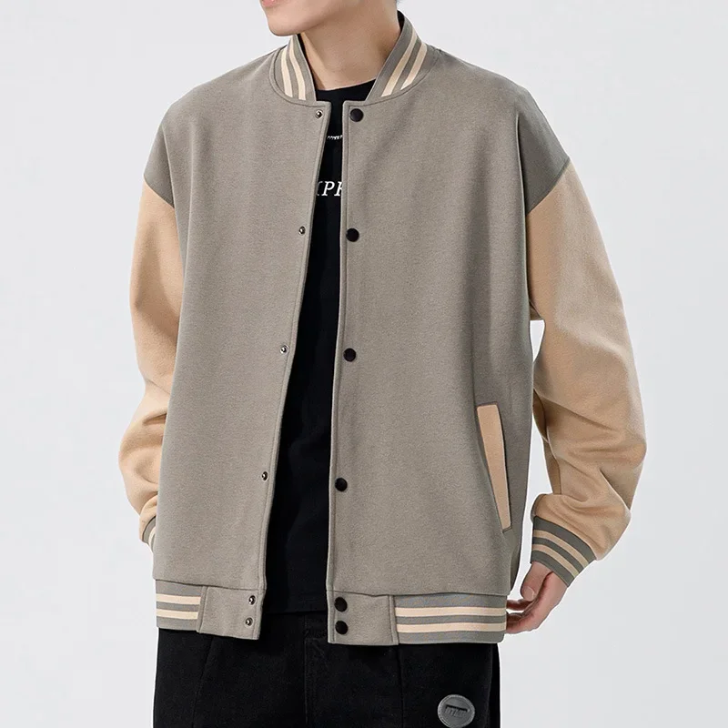 

2023 Men's Japanese Baseball Coat Men's Autumn and Winter New Couple Casual Loose Jacket Coat Trend Varsity Jacket ParkasJacket